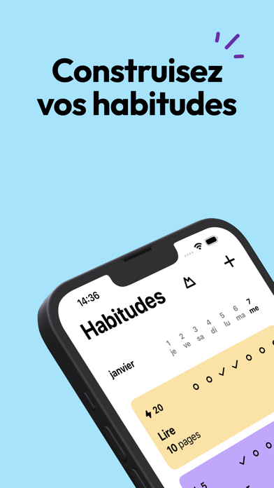 Screenshot #2 pour Onrise: Habit Tracker & Focus