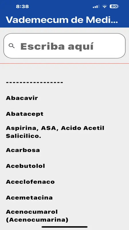 Vademecum de medicamentos screenshot 4 of 10