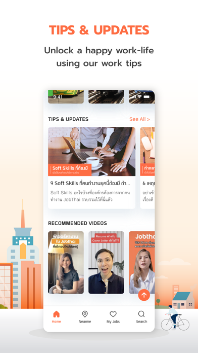 JobThai Jobs Search Screenshot