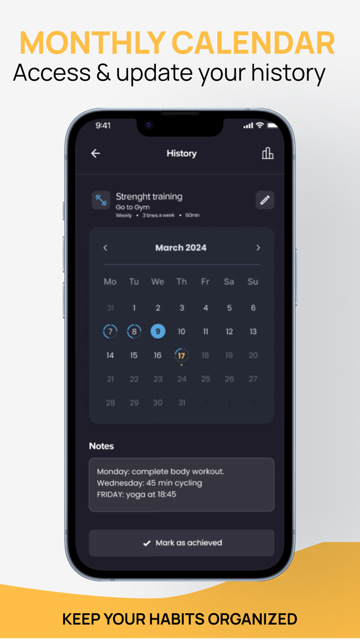 Habit Tracker - iUhabit