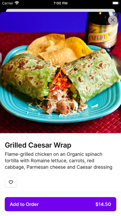 Baja Taqueria CA iPhone screenshot 3 - Food & Drink app