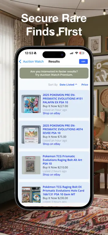 Auction Watch - eBay alerts screenshot 3 of 3