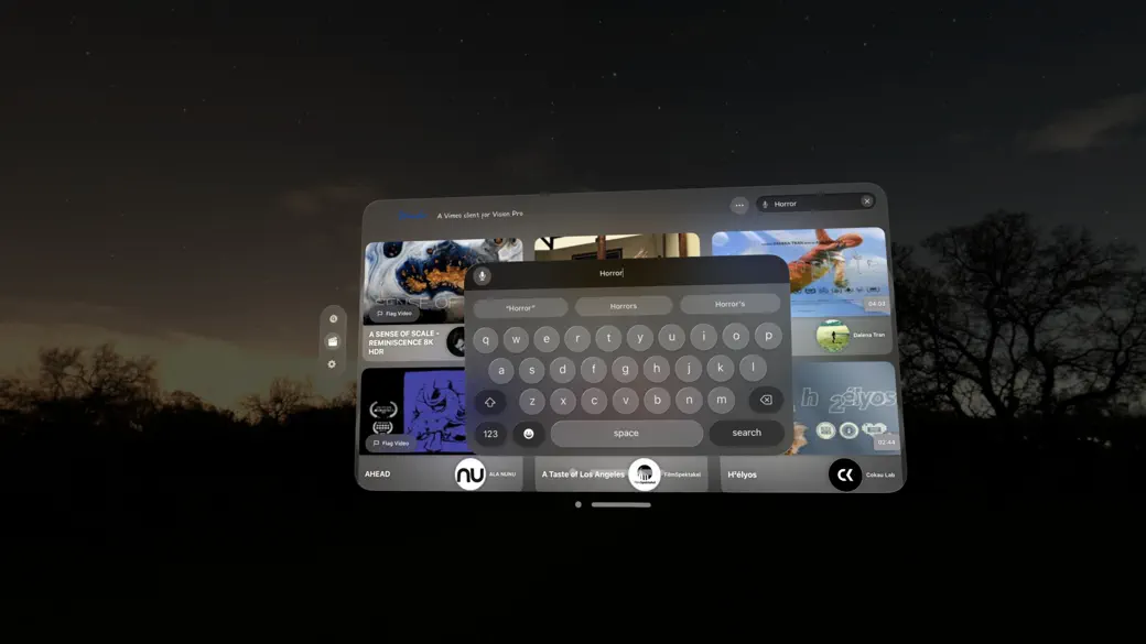 Wonder - Esoteric video client screenshot 2