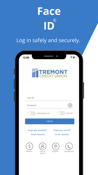 Tremont CU Mobile Screenshot