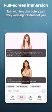 Lovey: Character Chat Game Screenshot 3 of 4