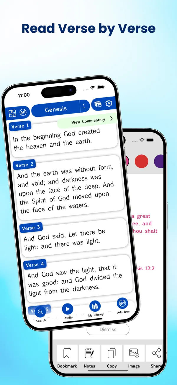 Screenshot #1 pour John Gill's Bible Commentary.