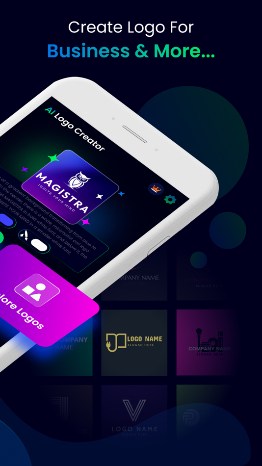#2. Logo Maker AI Generator (iOS) 由: Growup Infosoft