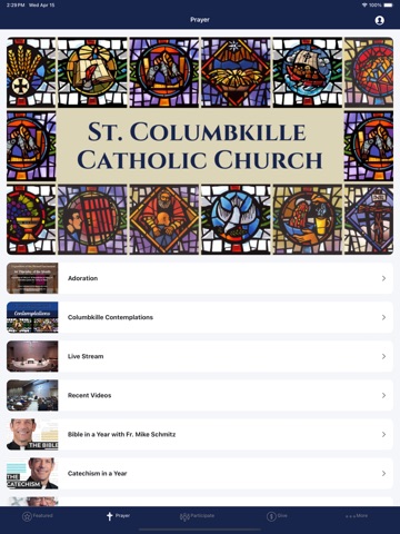 St. Columbkille Papillion iPad screenshot