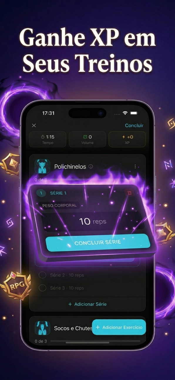 GymLevels: Ranked Gym Workouts iOS Mod IPA screenshot 1 - iOS app interface