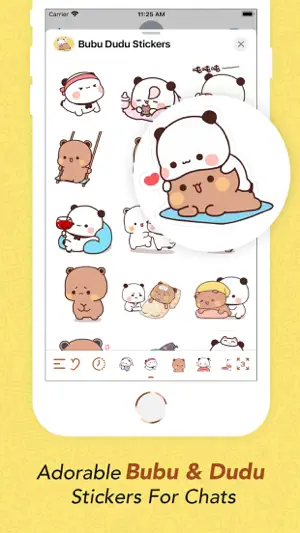 Bubu Dudu Animated Stickers screenshot 3