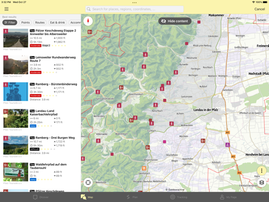 Südliche Weinstraße, Pfalz iPad screenshot 3 - Travel app