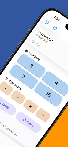 Make24: 24 Math Puzzle Game Screenshot 2 of 6