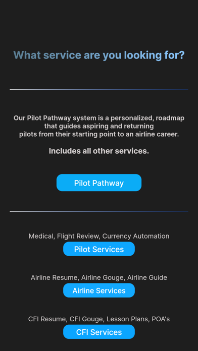 Pilot Reach app screenshot