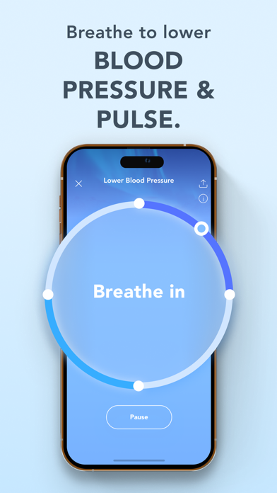 Screenshot #1 pour Tension artérielle BreathNow