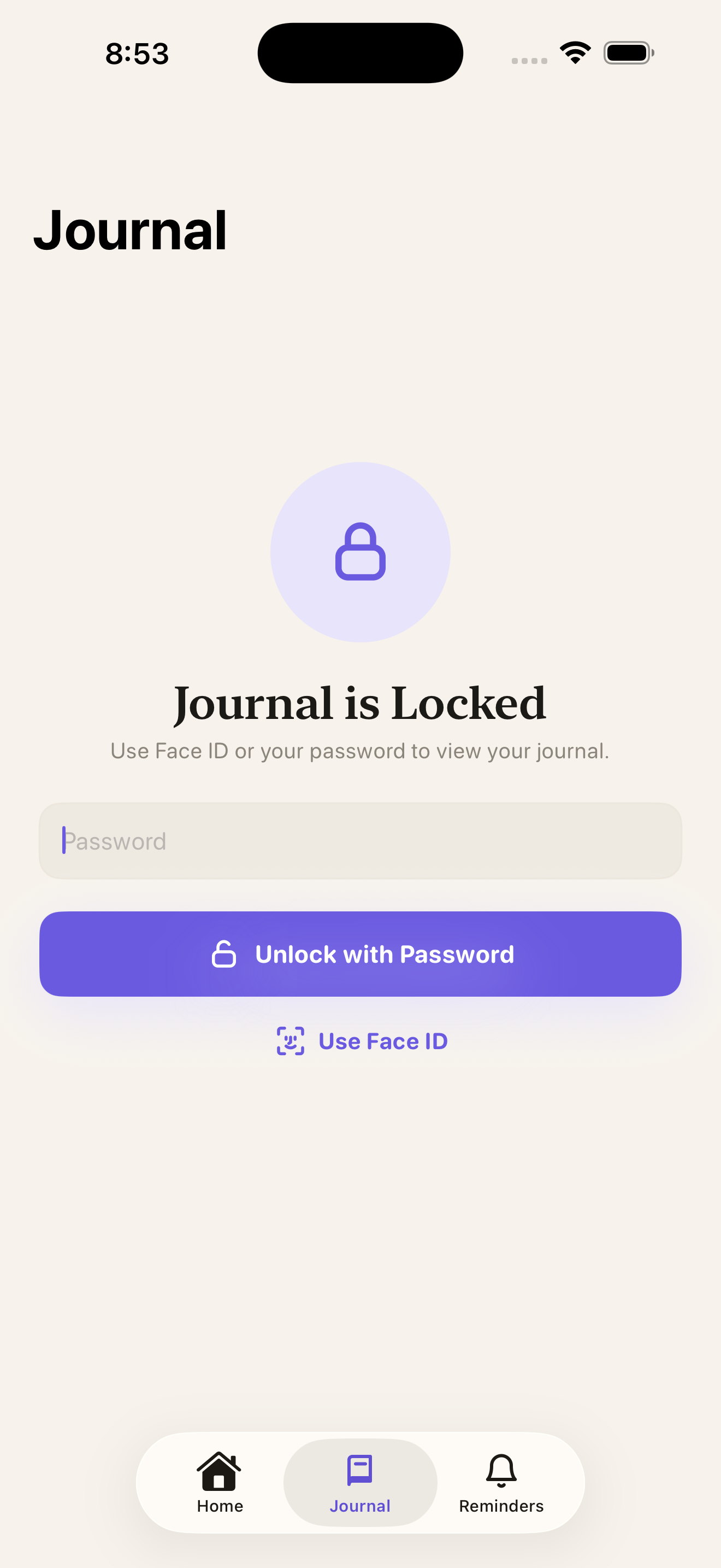 Journal: Reminders & Notes screenshot 2