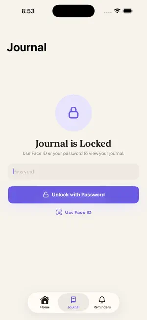 Journal: Reminders & Notes screenshot 2