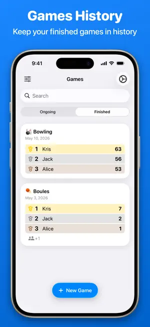 Game Score Keeper: Skoro screenshot 4