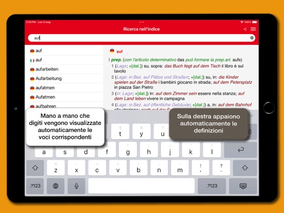 Screenshot #6 pour Dizionario Tedesco Hoepli