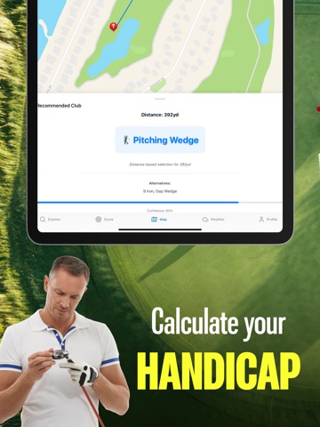 Golf－GPS・Maps & Tracker・Stats iPad screenshot