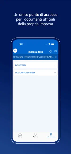 impresa italia iPhone screenshot 5
