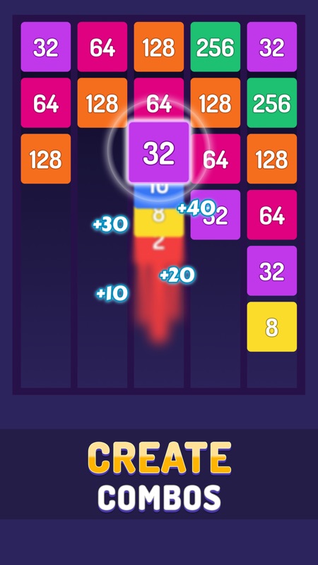 X2 Blocks: 2048 Number Puzzle screenshot 2