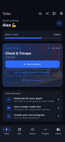 Fortera: Strength Tracker Screenshot 1 of 6
