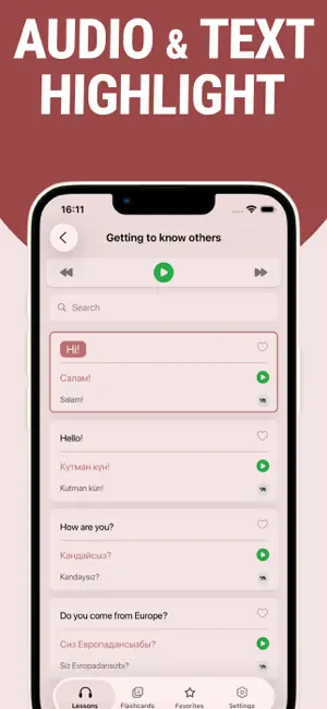 Fast - Learn Kyrgyz Language screenshot 2