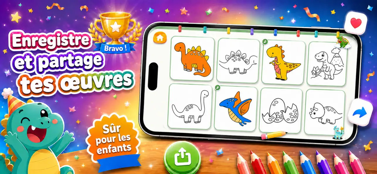 Screenshot #3 pour Coloriage Enfant dessin kids