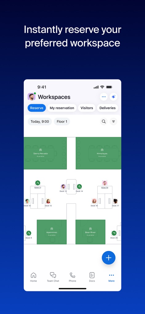 Zoom Workplace - Workspace Reservation