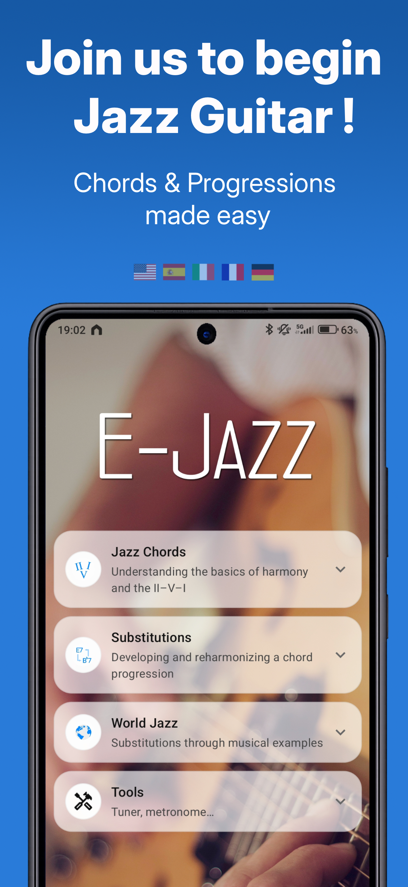 E-Jazz: Learn Jazz Guitar