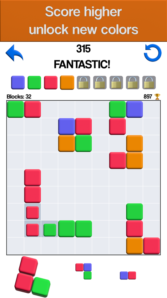 #4. Color Blocks- Block Match (iOS) 由: Faraj Ebrahimi