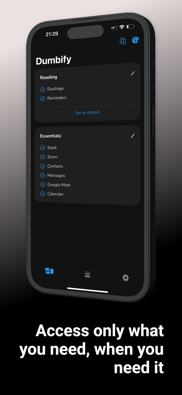 Refocus : Dumbify - Simplify Your Phone. Amplify Y