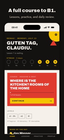Genau: Learn German A1-B1 Screenshot 2 of 7