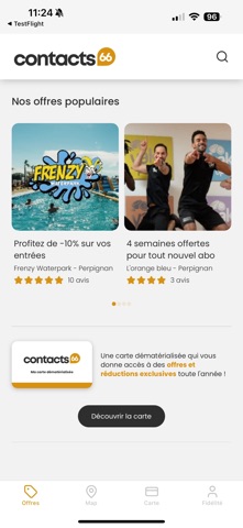 Contacts Avantages screenshot