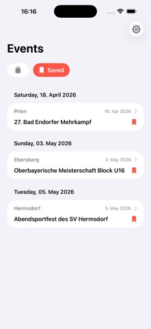 Athlety: Track & Field Planner Screenshot 1 of 5