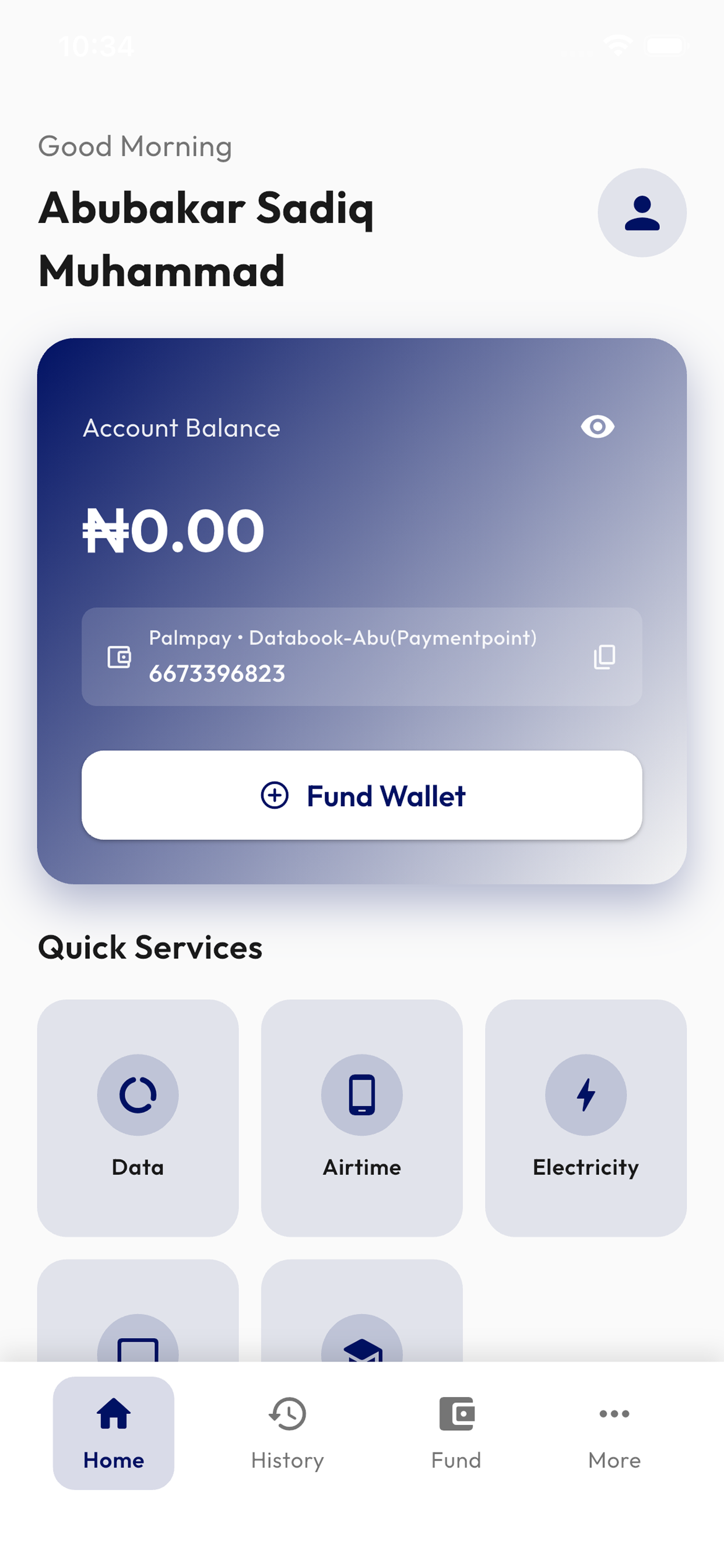 Databook: Mobile topup