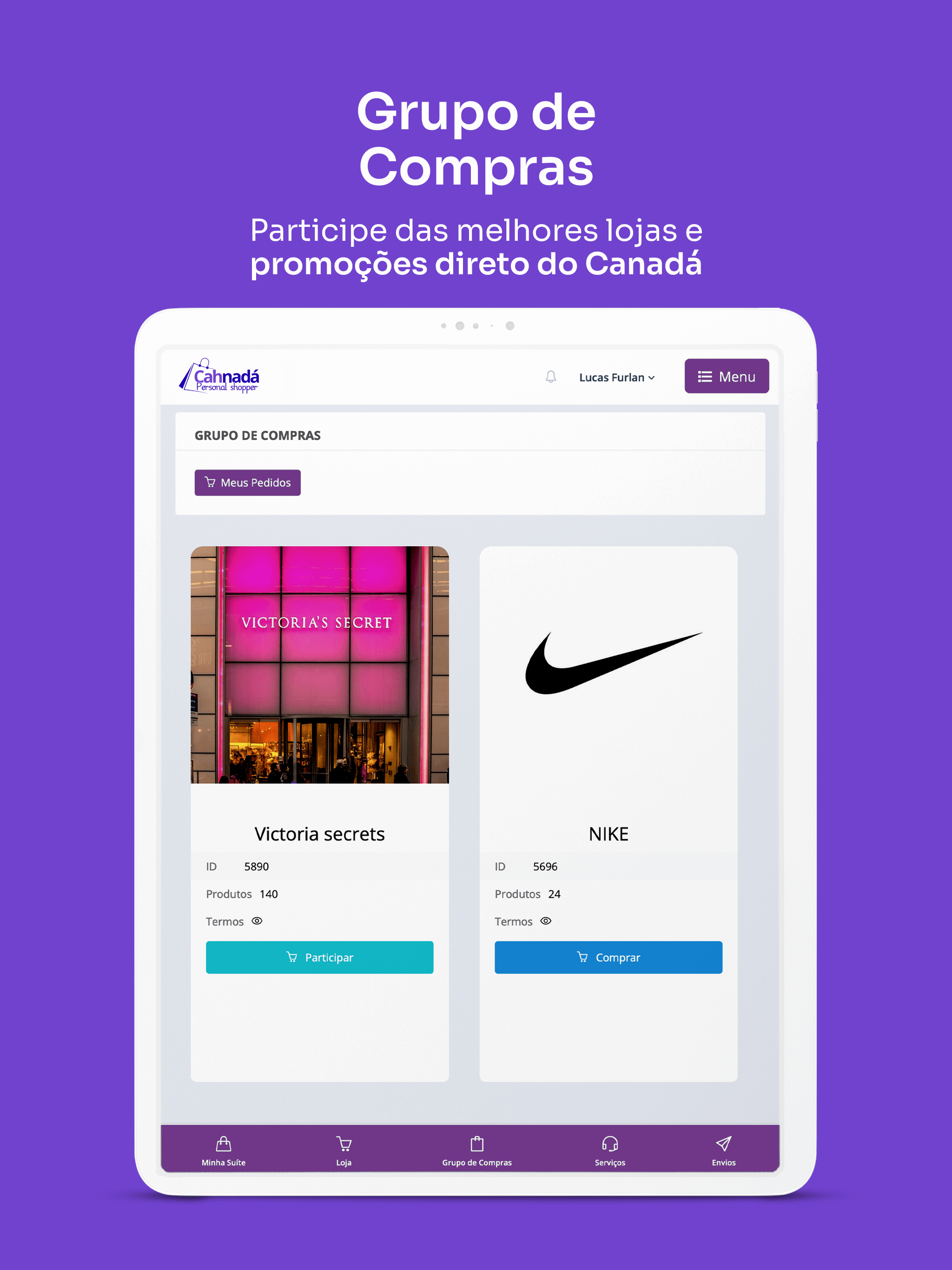 Cahnadá Personal Shopper