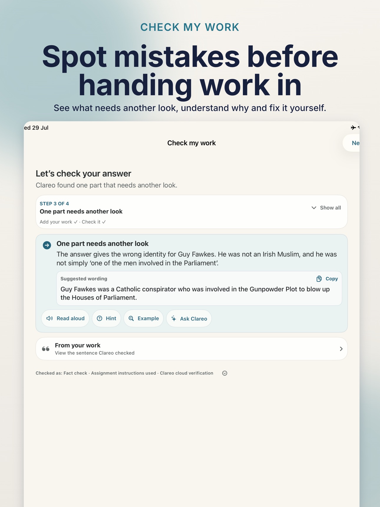 Screenshot 11 of Clareo: Homework Help