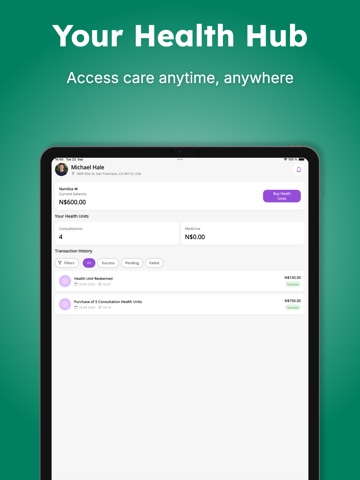 PatientCare iPad screenshot