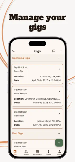 Gigditty: Gig Manager screenshot 3