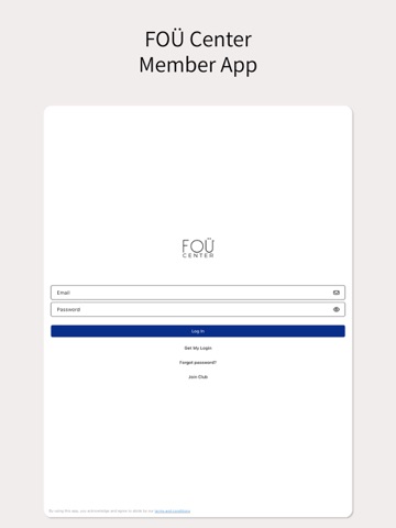 FOÜ Center iPad screenshot