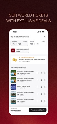 Sun PhuQuoc Airways Screenshot 4 of 5