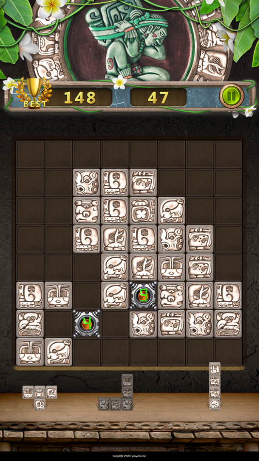 #4. Glyph of Maya : Block Puzzle (iOS) 由: 펑키바인