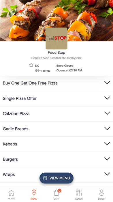 Food Stop Takeaway Screenshot
