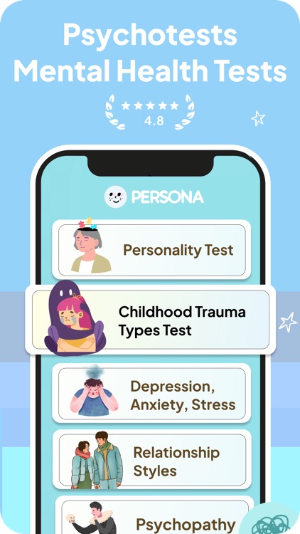 Trauma Test, Personality Tests