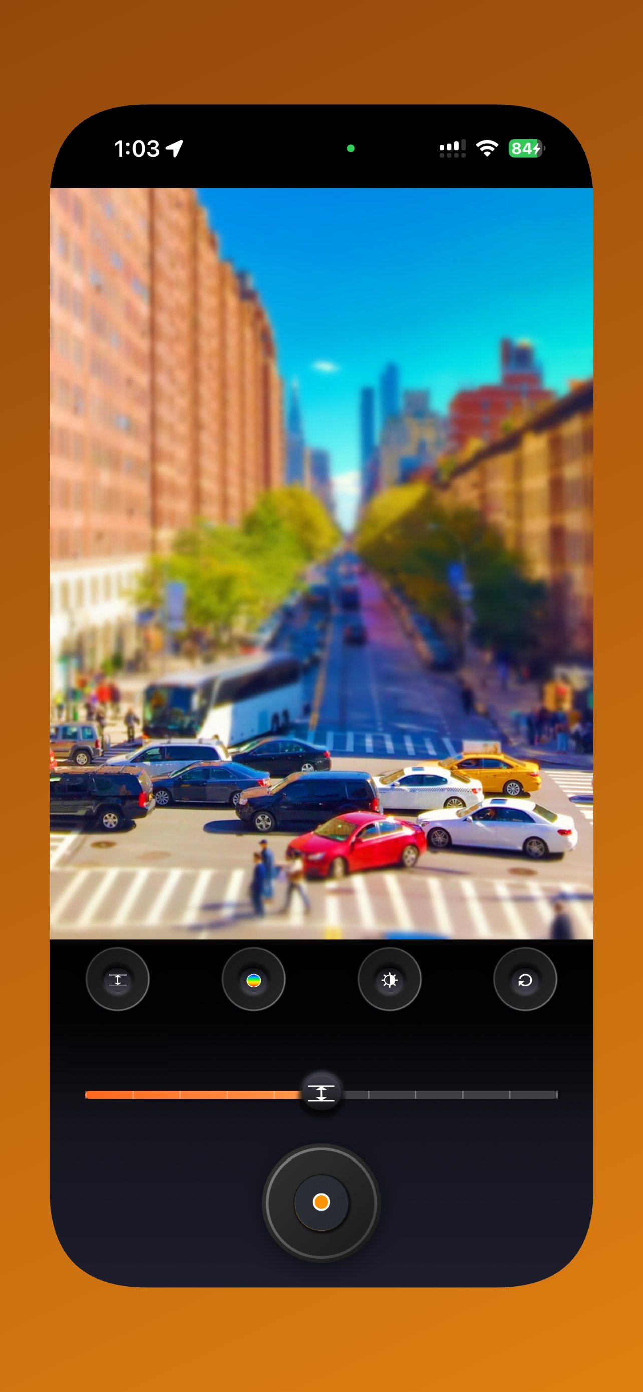 TiltShift - blur effect camera screenshot 2