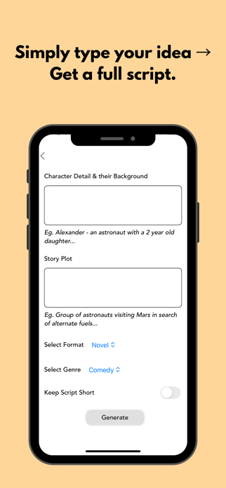 AI Script Writing & Screenplay Screenshot 3 of 6