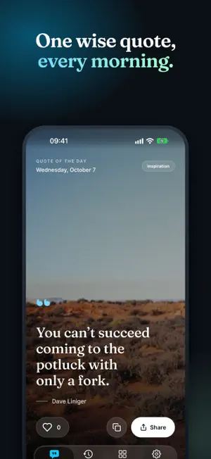 BeWise: Daily Quotes & Wisdom screenshot 1