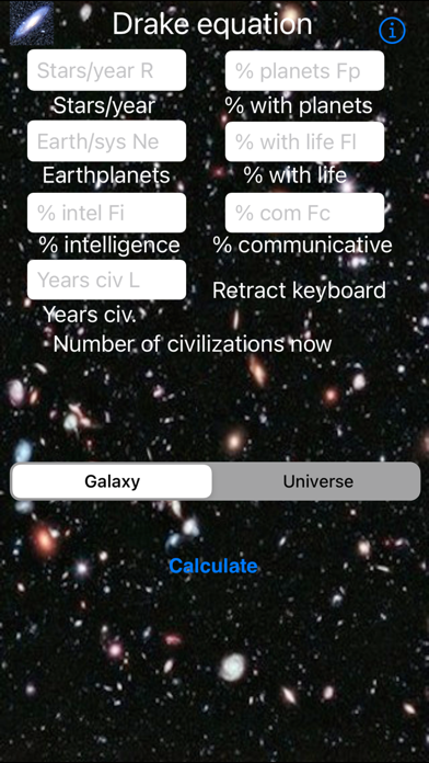 Screenshot #1 pour DrakeEquation