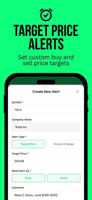 StockPriceAlerts: Stock Alerts screenshot 2
